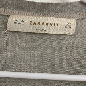 Zara grey cardigan size M